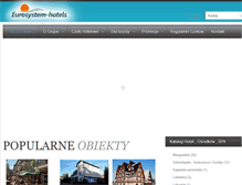 Tablet Screenshot of eurosystemhotels.pl
